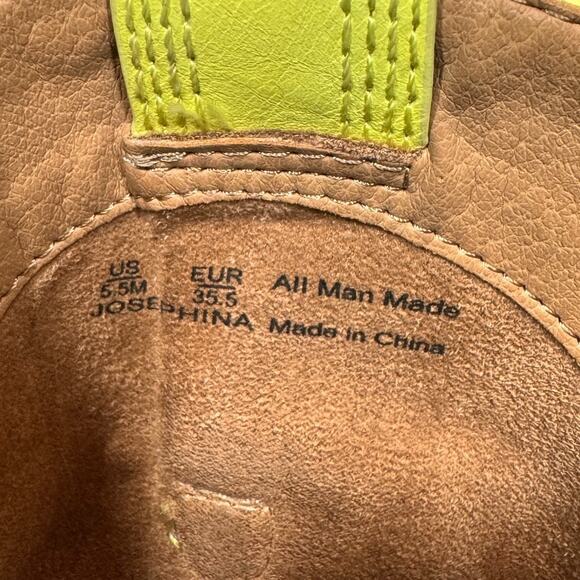 Circus Sam Edelman Josephina Western Boot Yellow 5.5 Ankle Heeled Cowboy Boho - Picture 9 of 9